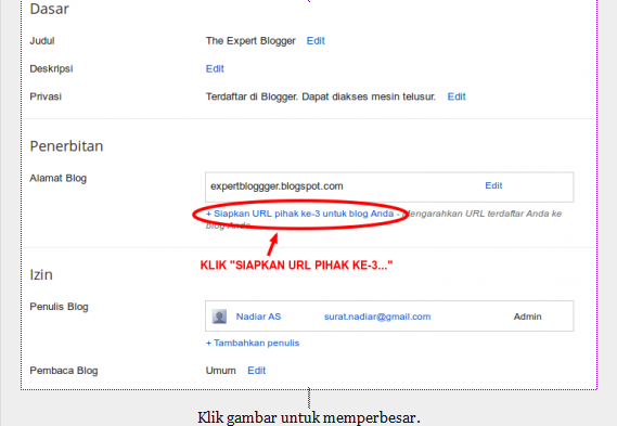 cara mengganti domain blogspot 4