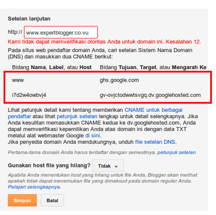 cara mengganti domain blogspot 6